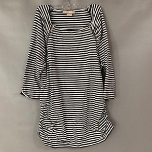 MICHAEL KORS- BRAND NEW B&W STRIPED SHIRT!